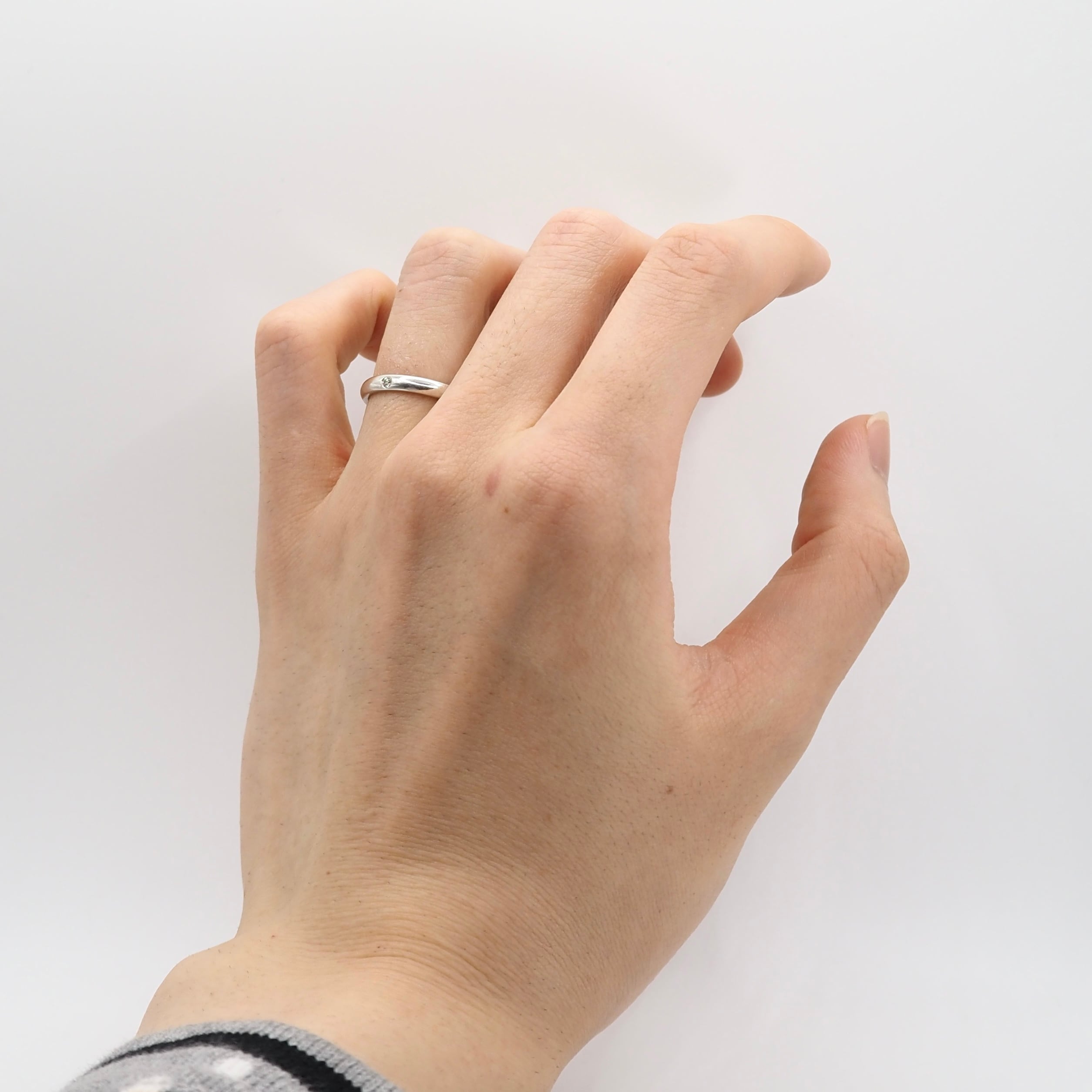 Tiffany&Co. 約10号 スタッキングバンドリング シルバー925