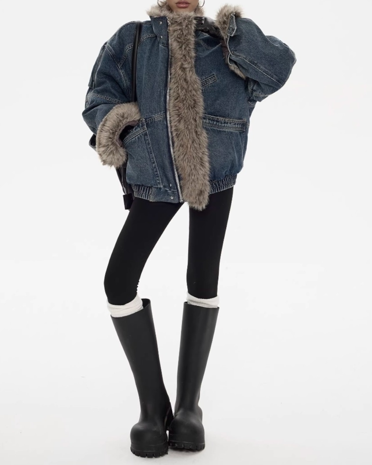 ファージップアップジャケット A0756 - 5