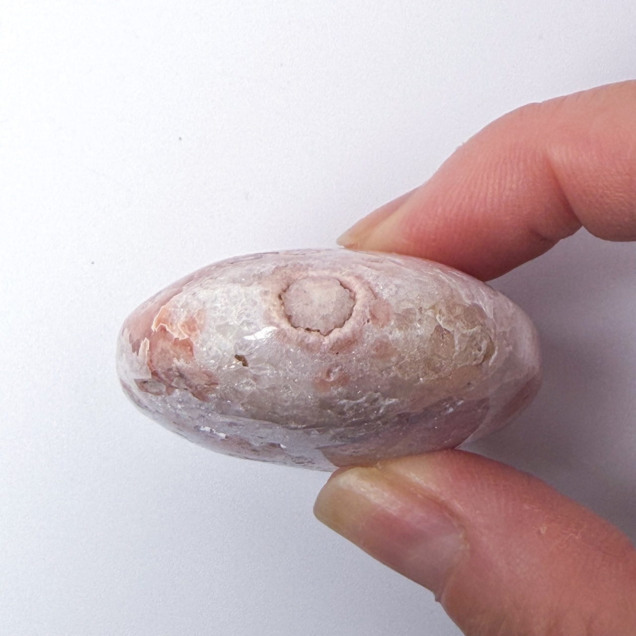 ピンクアメジストフラワーアゲート03 パーム ＊ Flower Agate ＊ 天然石