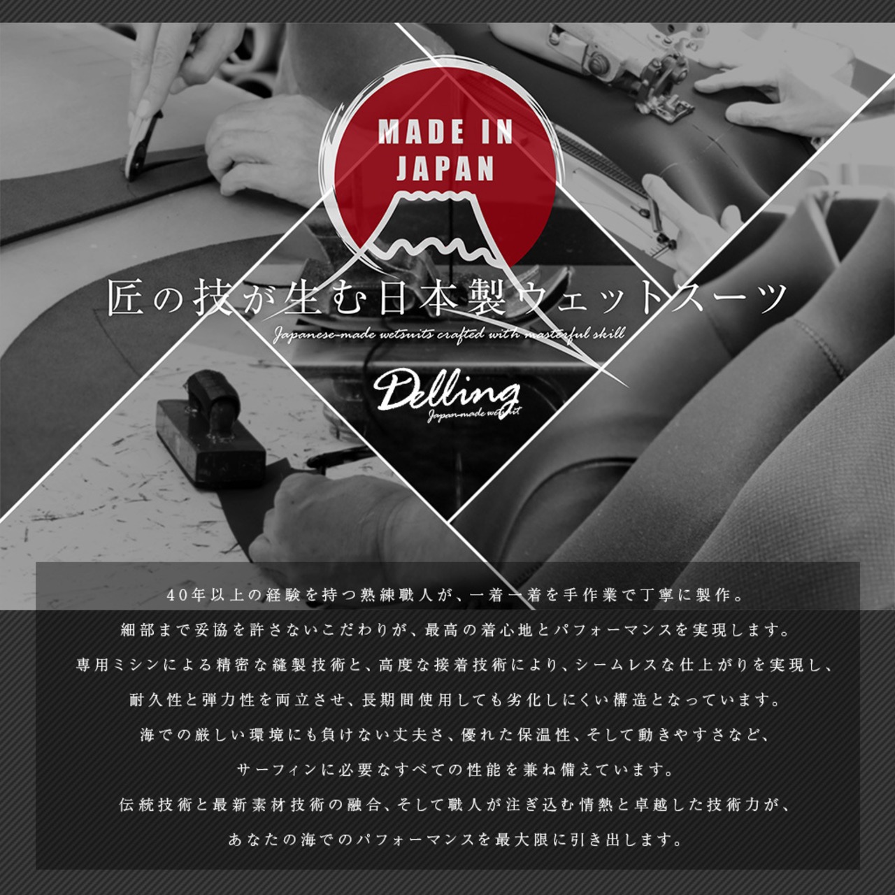 0.5mm ウォームラインフルスーツ 夏用 ウェットスーツ フルスーツ メンズ