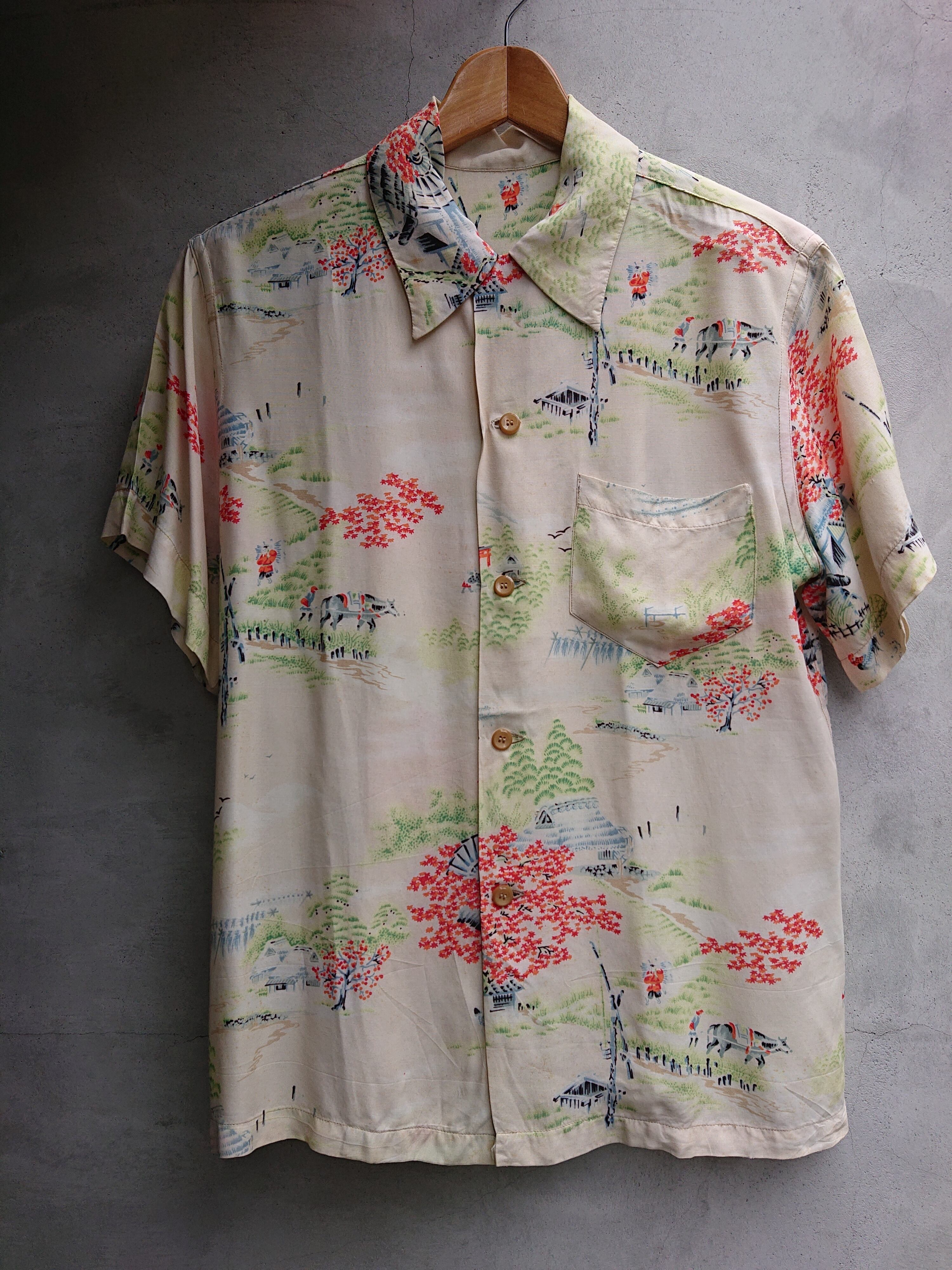 1950s RAYON HAWAIIAN SHIRTS