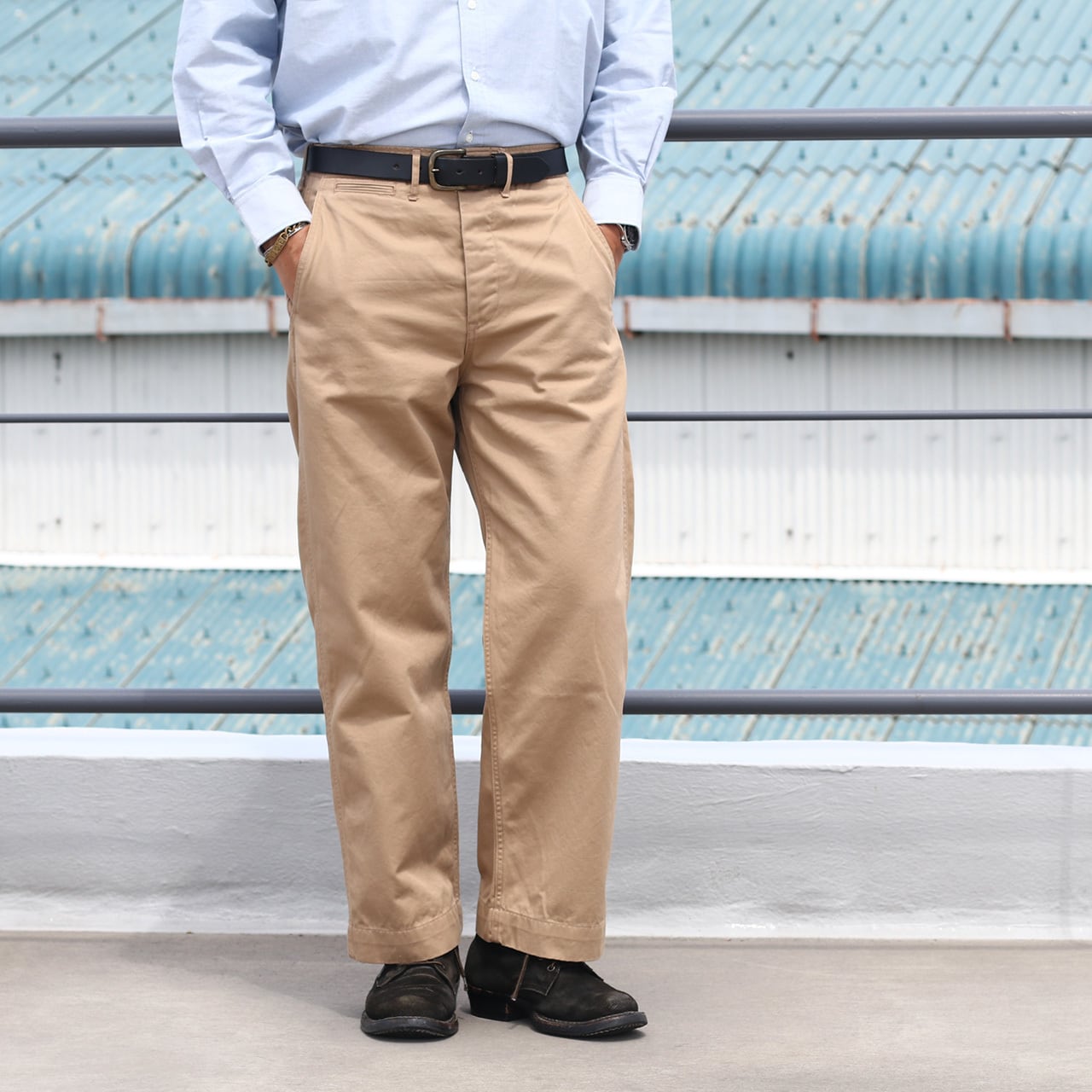 FULLCOUNT フルカウント 1201 U.S.Army Chino 41 Khaki チノトラウザー