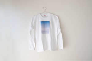 青い湖の、ロングスリーブTシャツ