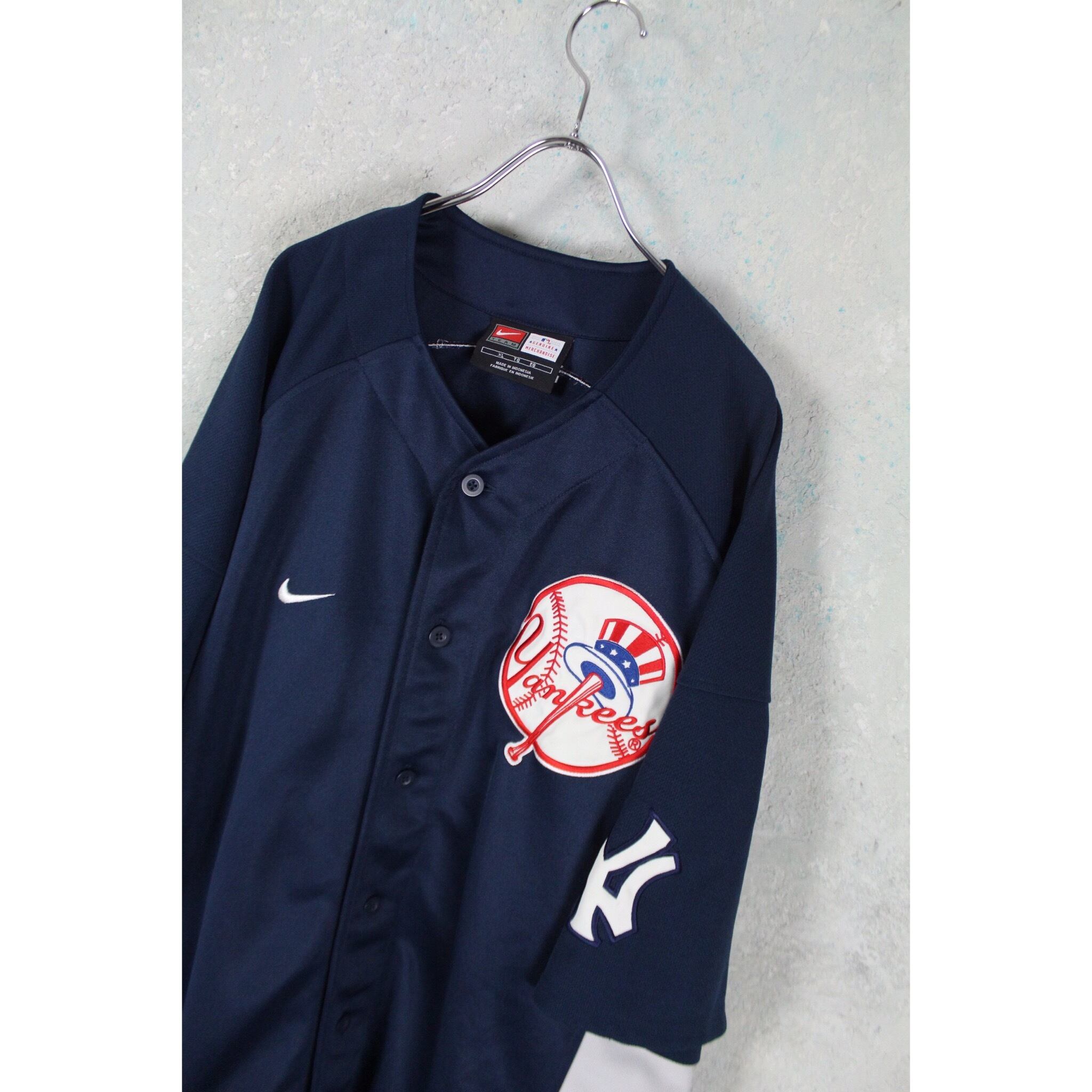 NIKE Yankees刺繍 ベースボールシャツ【FF-3573】 | cv
