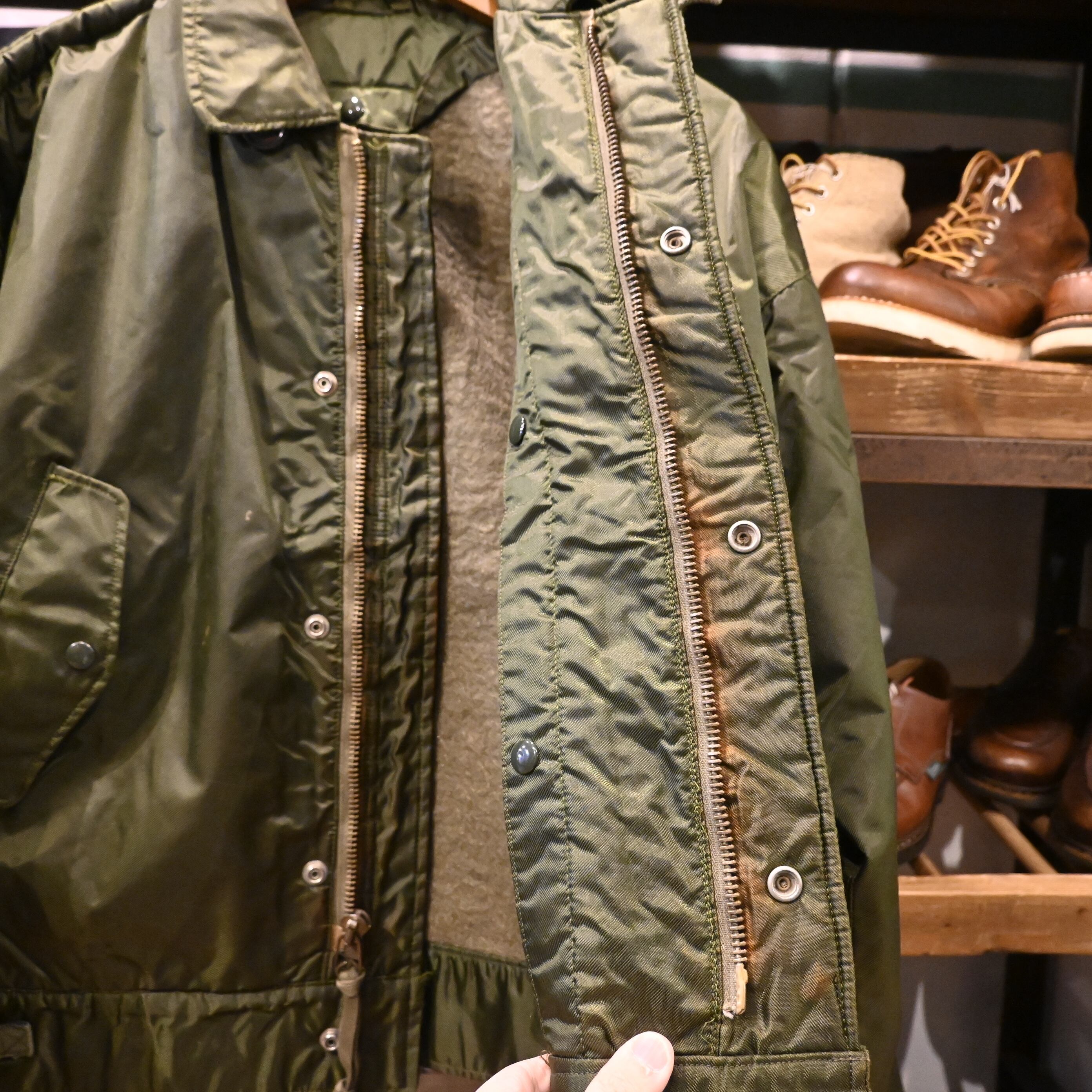 M ] US NAVY 70's A-1 Deck Jacket , OD | 広島古着屋 StokedBase