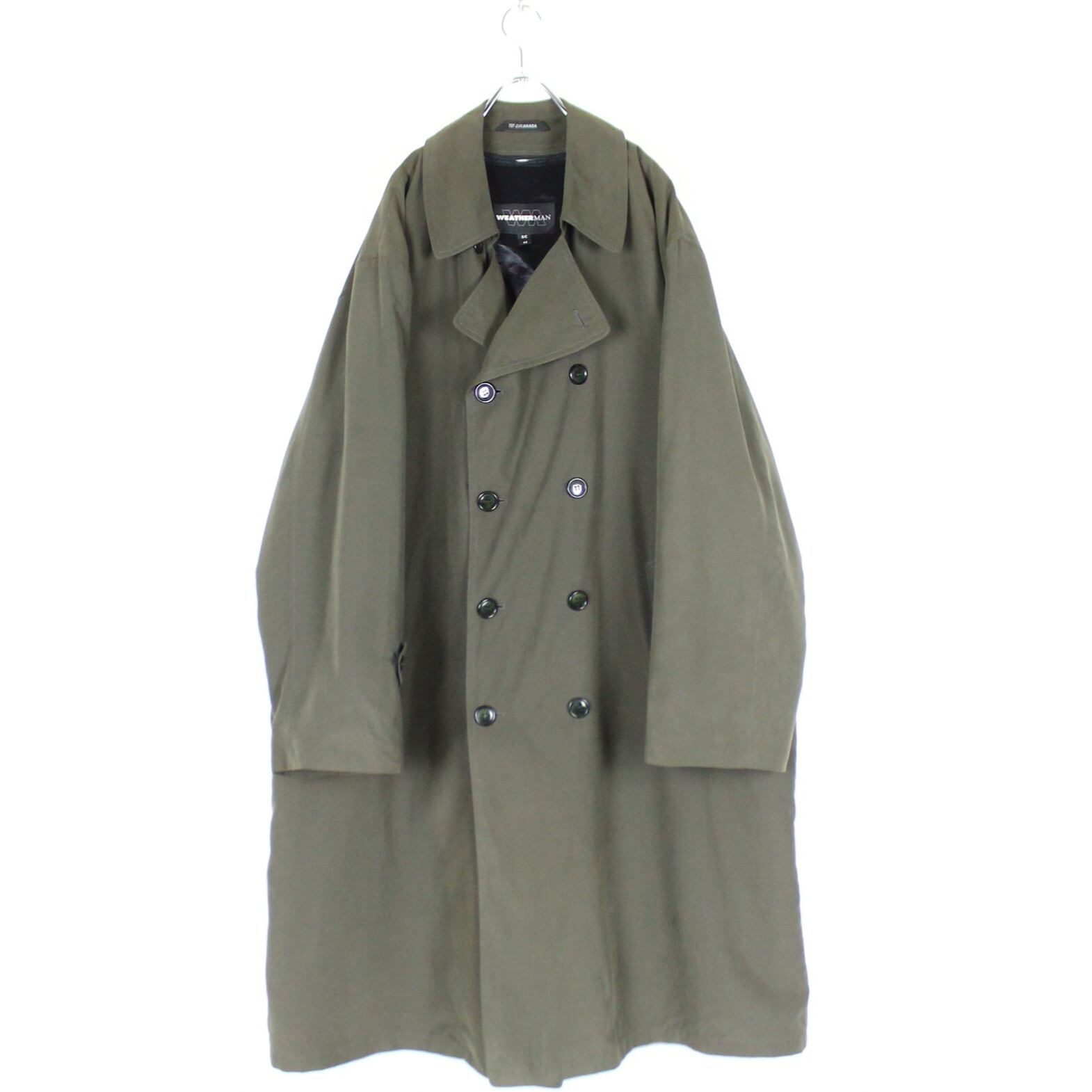 オリーブグリーン スムース オーバーサイズ ドロップショルダー  