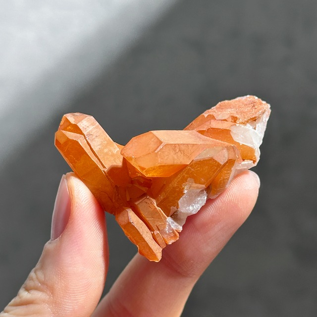 ミナスジェライス産タンジェリンクォーツ クラスター13◇ Tangerine Quartz ◇ 天然石・鉱物・パワーストーン