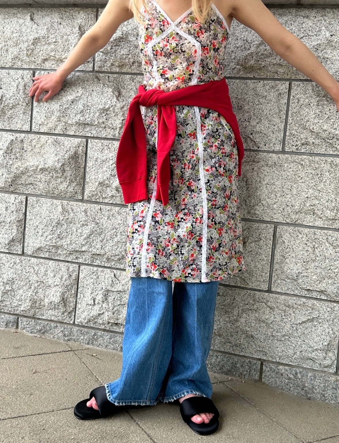 FUMIKA_UCHIDA  [FLORAL VOILE SLIP DRESS]