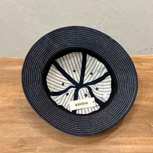 HIGHER 9ozHICKORY × DENIM BRIM HAT
