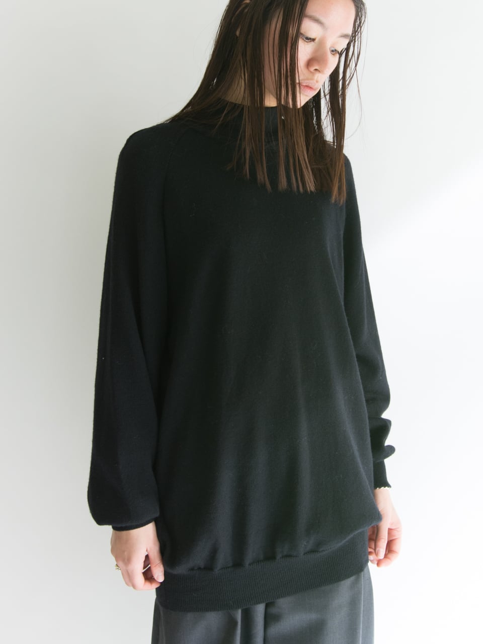 duemila di mila schon】High neck wool knit (ミラ・ショーン ...