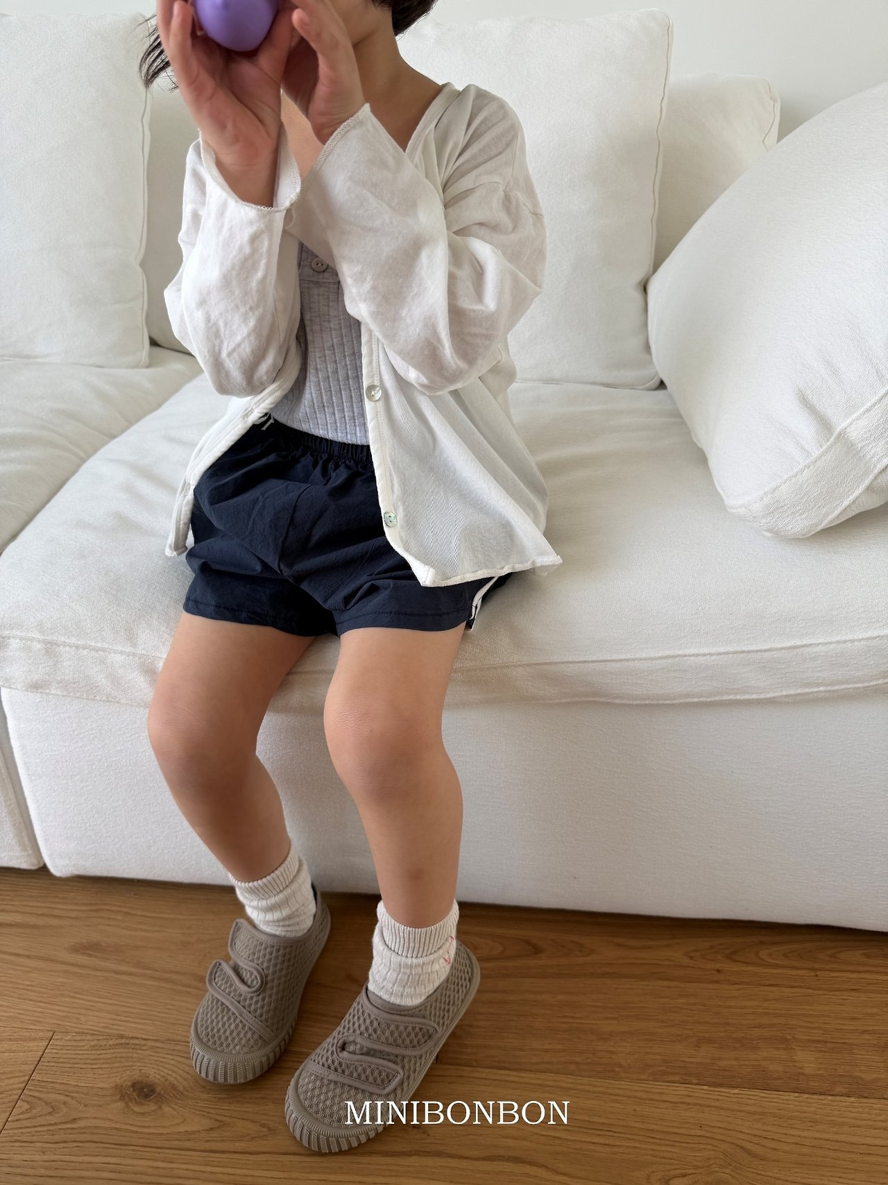 [MINIBONBON] crumpled Cardigan (JS/JM/JL) / [미니봉봉] 꼬깃꼬깃가디건 (JS/JM/JL)