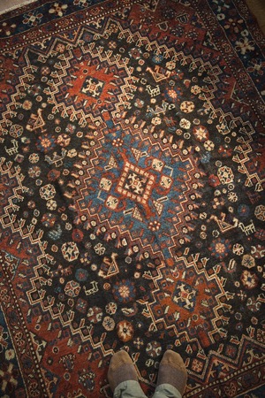 787 -Antique Hamadan rug