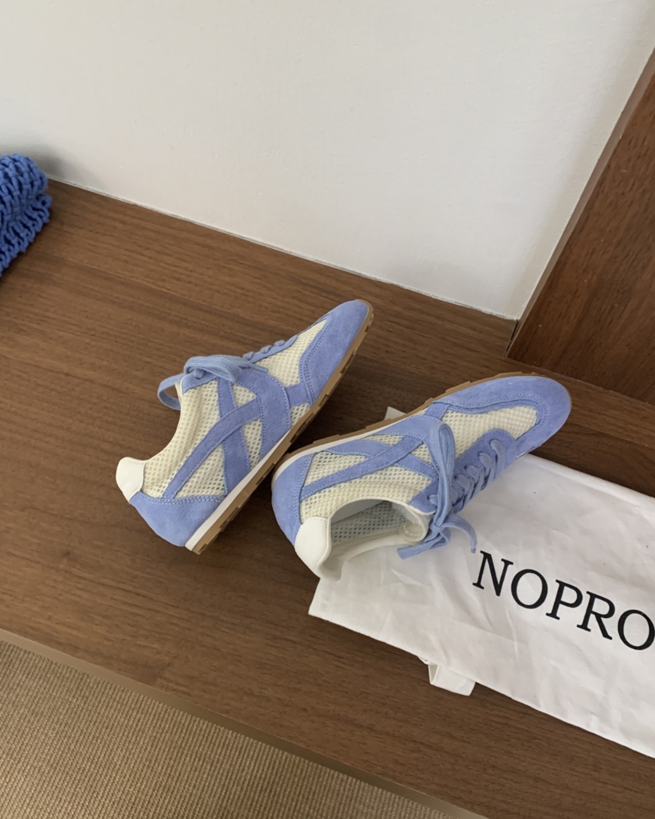 カラーブロックメッシュスニーカー A0419 - 7