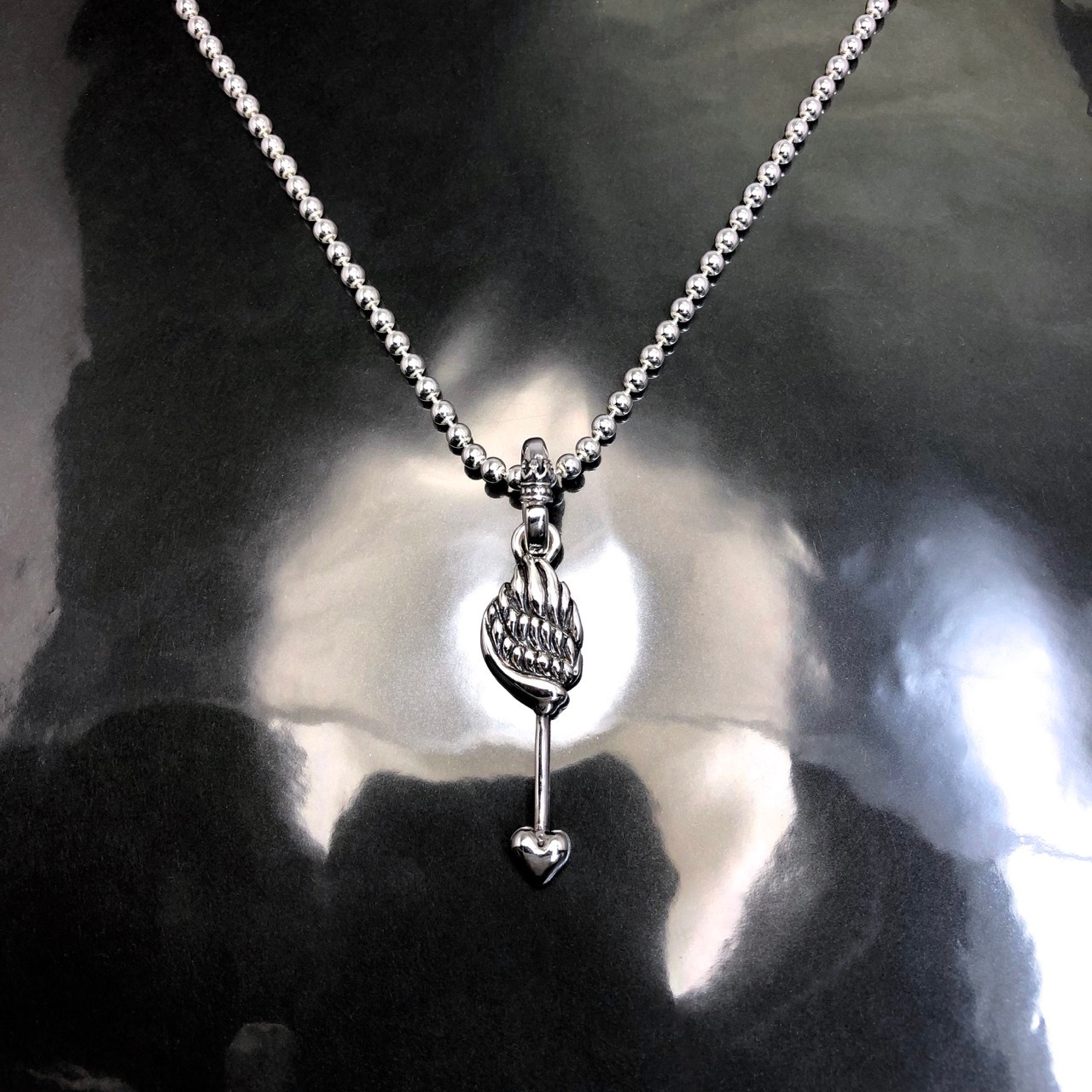 ARROW BALL CHAIN NECKLACE / アロー ボールチェーンネックレス