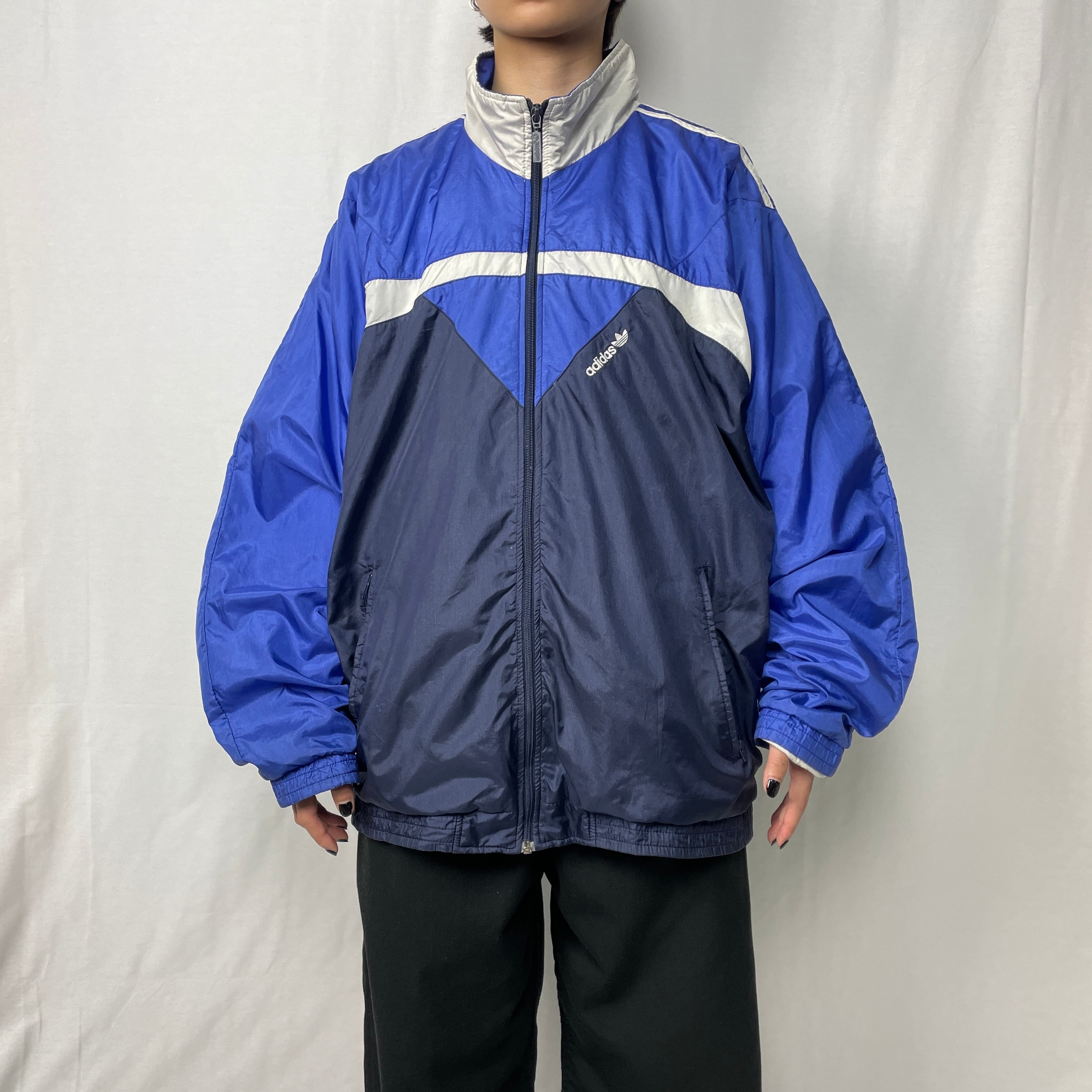 80年代 adidas アディダス ナイロンジャケット メンズL 古着 80s 
