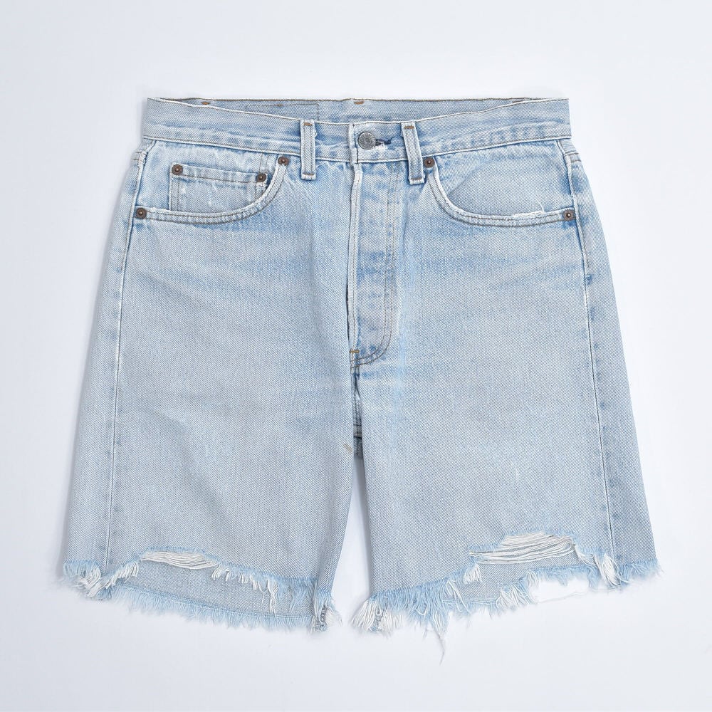 80s Levi's リーバイス 501 ボタンフライ カットオフ ダメージ デニム