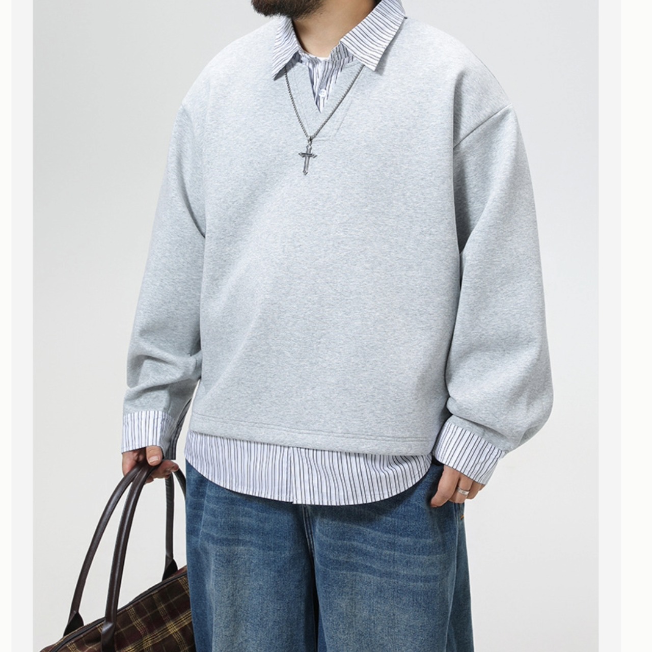Layered Collar Pullover　TB2618・画像9