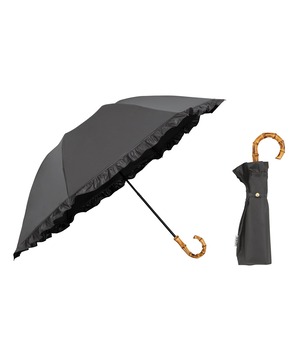 【在庫のみ】Wpc. 日傘 UVO(ウーボ) 折りたたみ傘/3段 親骨55cm レディース フリル