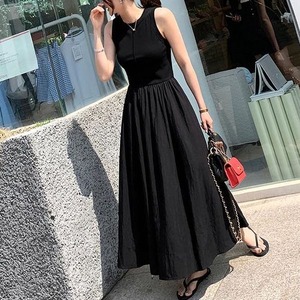 Sleeveless Long One-piece 502706