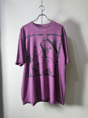 80~90’s CANADA made “Under water Life Art” T-shirt