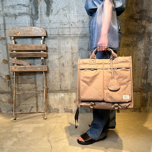 HYKE【ハイク】POTER X HYKE  2 WAY TOTE BAG 19259 /  SAND STONE .