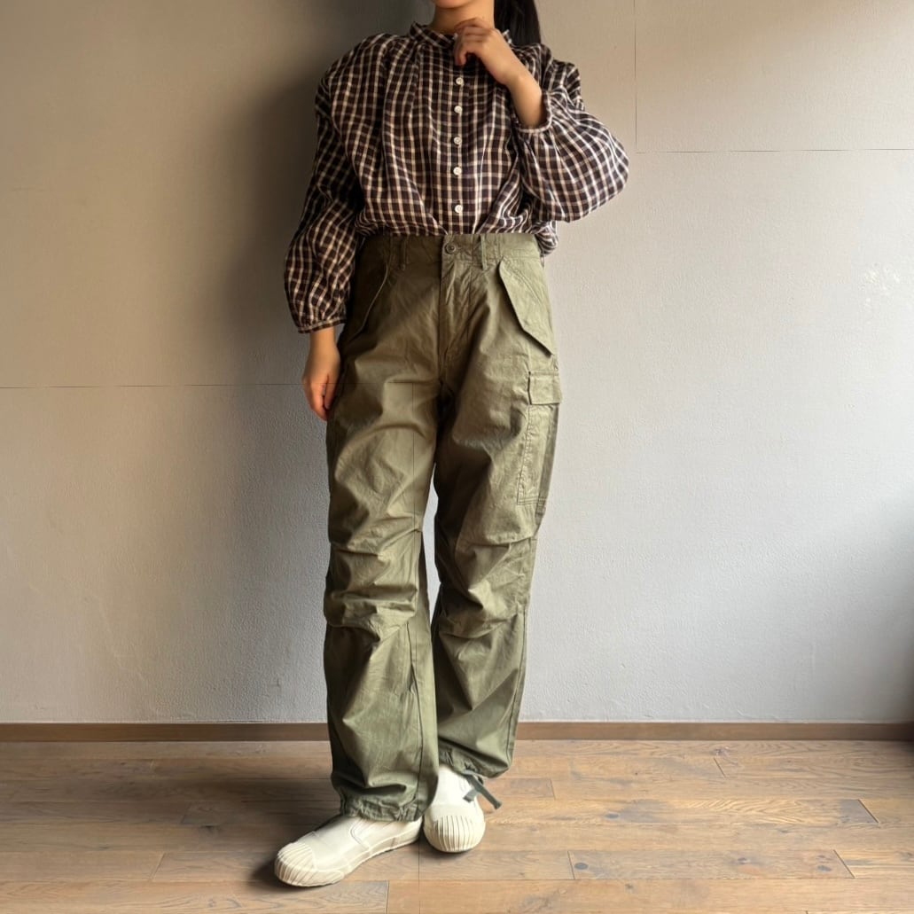 YAECA ライクウェア カーゴパンツ ヤエカ M-51 フィールドパンツ YAECA Like Wear M51 フィールド パンツ , Charcoal (POPLIN) – Navyblue