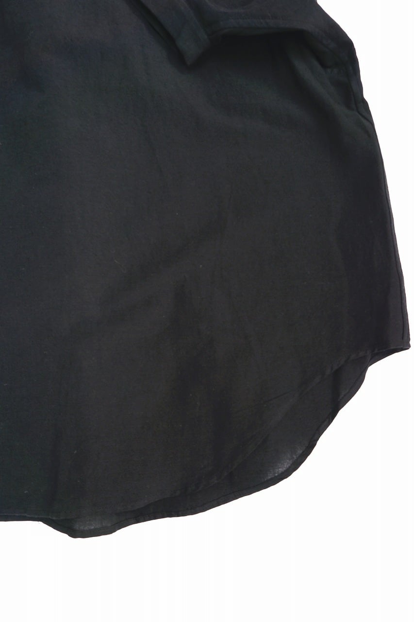 Cotton Linen Fly-Front Blouse