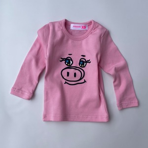 [受注生産] FACE SLIM T - Pink