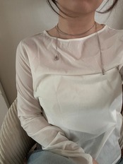 SS ドロップロングネックレス