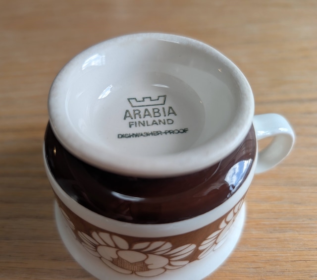 アラビア カトリーリ ARABIA Katrilli コーヒーカップ&ソーサー