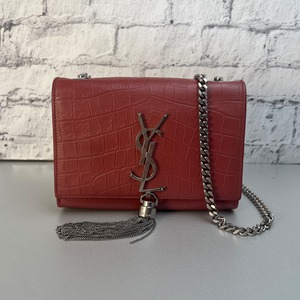 Yves Saint Laurent イブサンローラン  ショルダーバッグ レッド A-10362