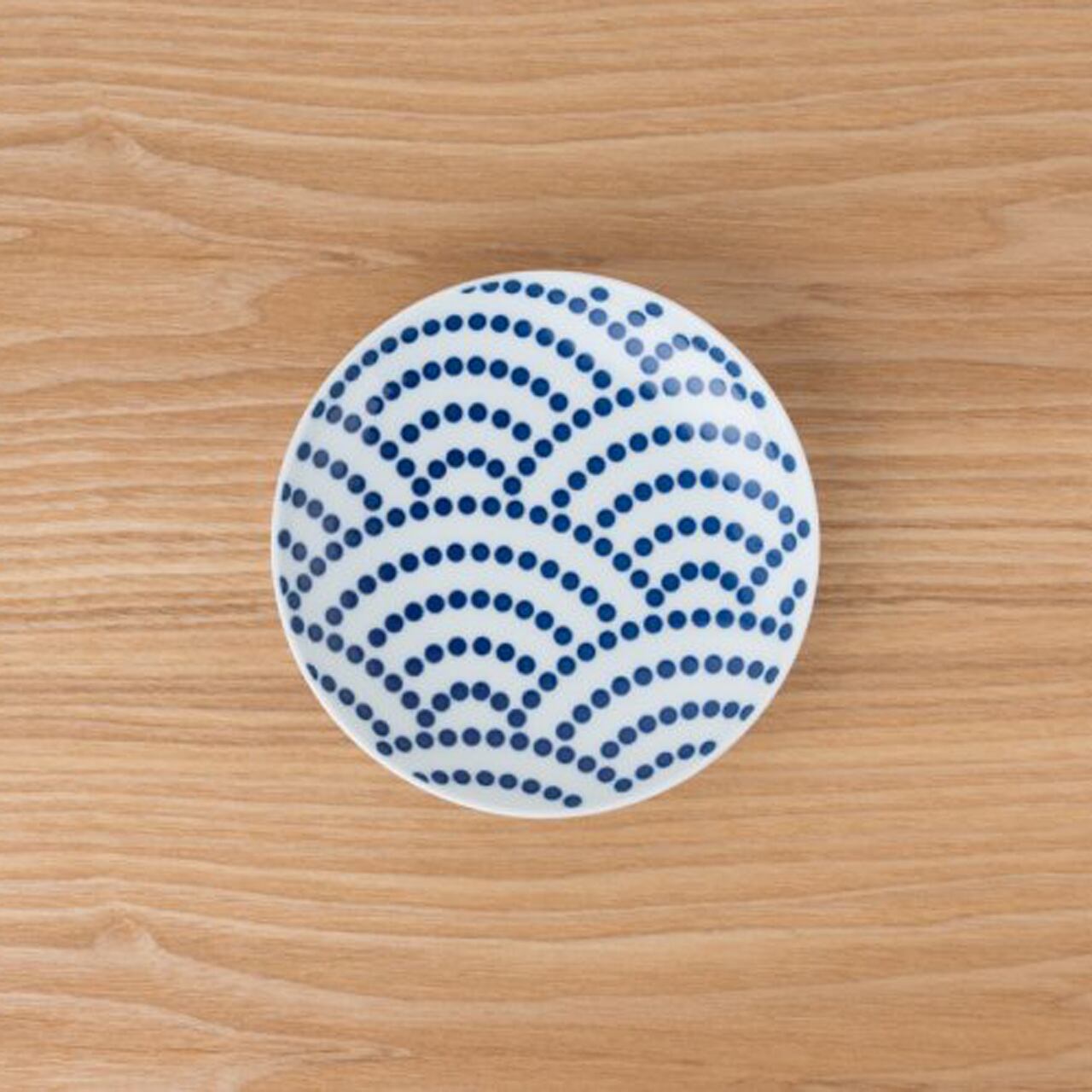 有田焼|窯元|おしゃれ|人気|インテリア|オンライン|ポーセリン|有田陶器市|日本初磁器|おすすめ|キハラ|伝統的工芸品|KOMON 取皿 青海波