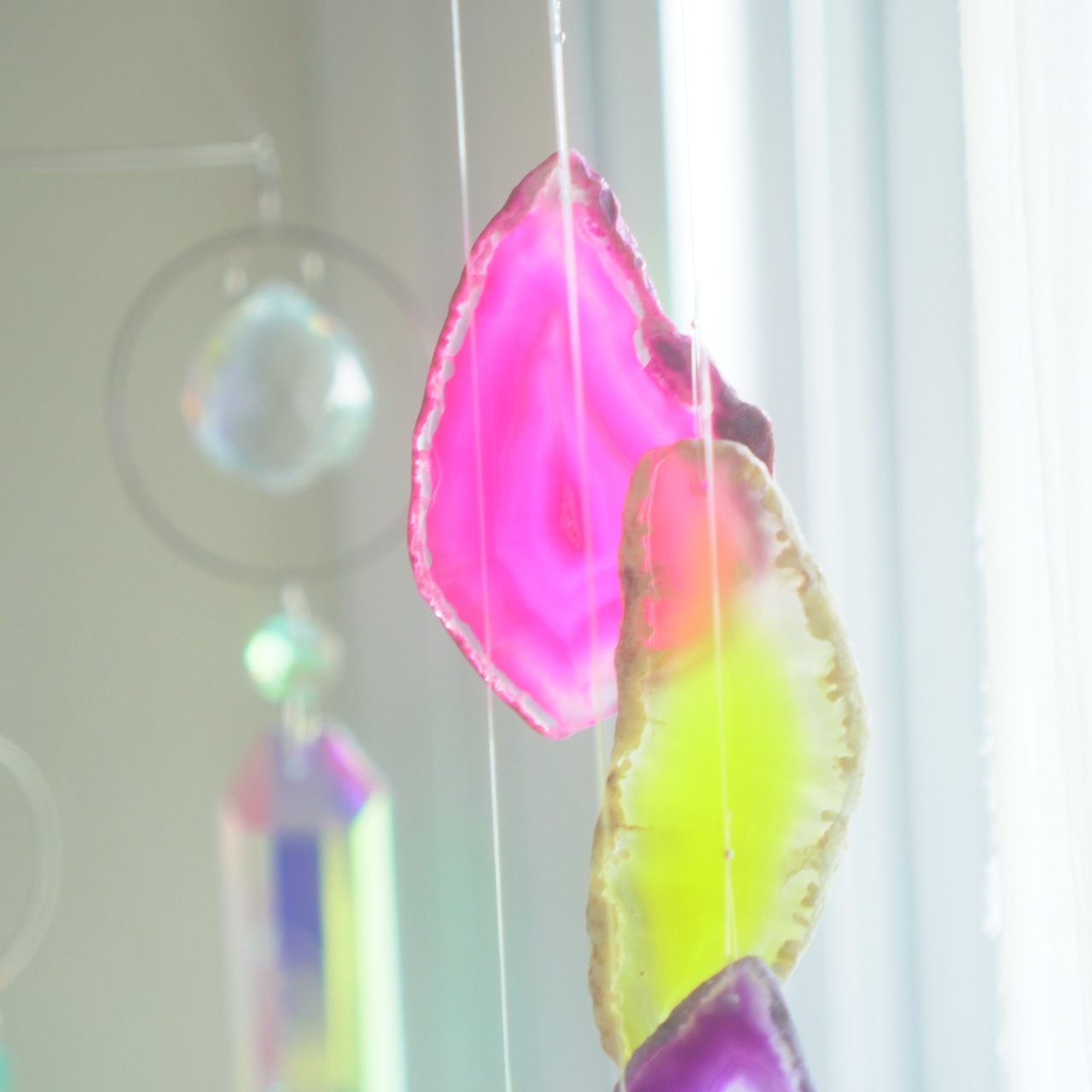 Vivid Rainbow 34 - アゲートヒーリングチャイム / Agate Healing Chime 1462