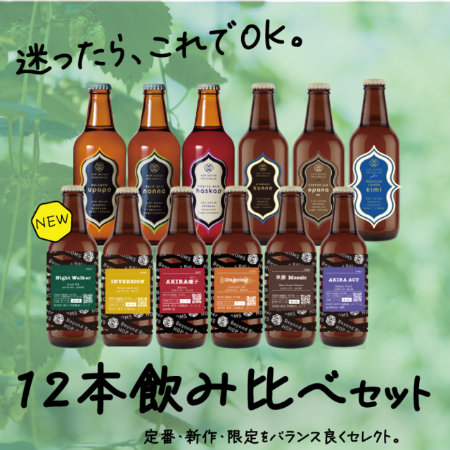 【全部楽しめる!】迷ったらこちら!しっかり楽しむ12本飲み比べセット
