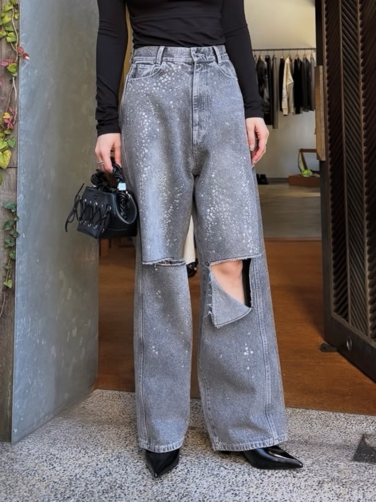 THINGS THAT MATTER　シングスザットマター  / SPARKLE DENIM PANTS / デニムパンツ - 1
