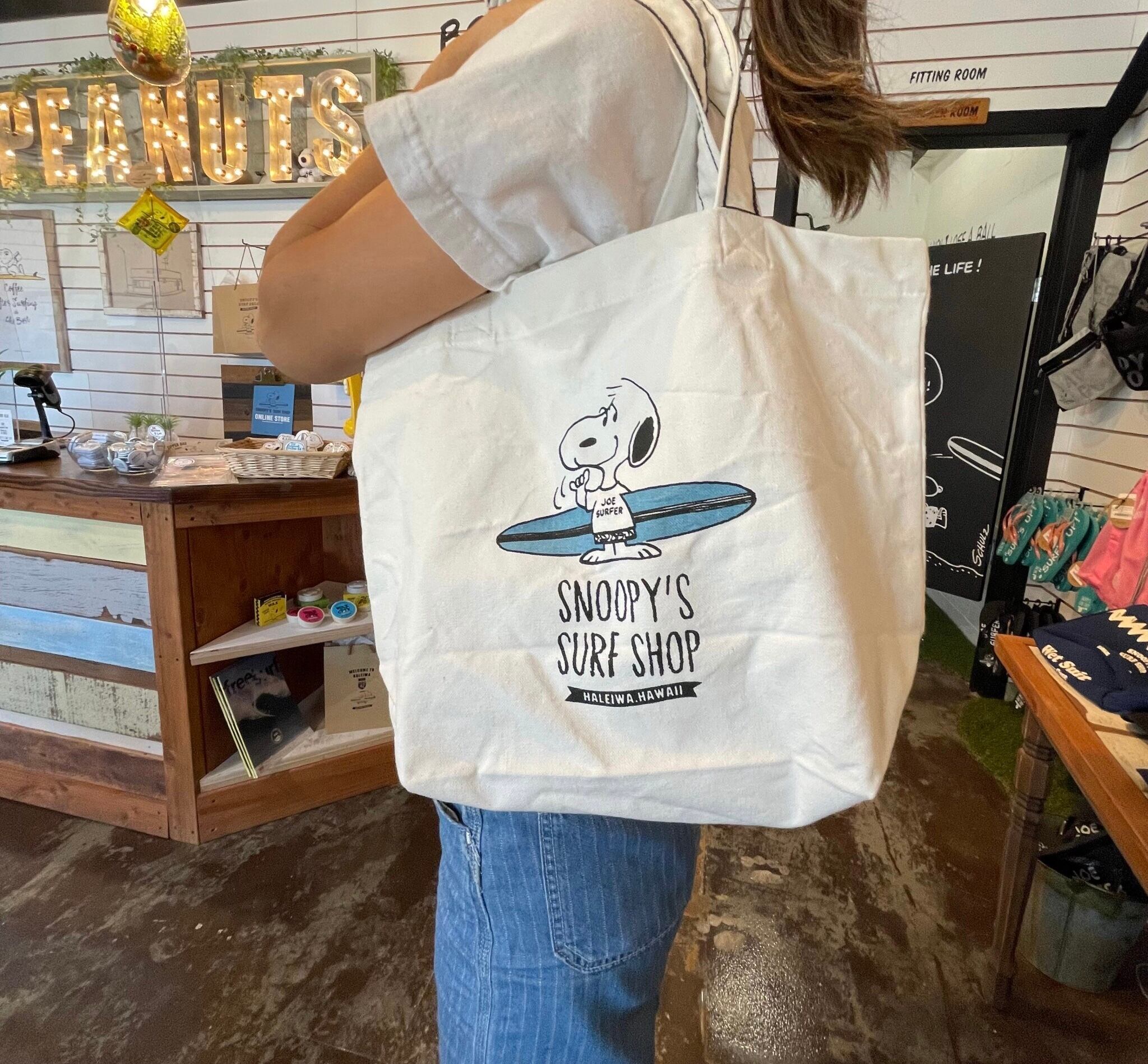 トートバッグ・Snoopy's surf shop 送料無料 | Big mahalo Honolulu