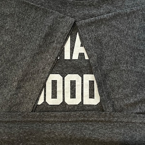 【USA古着】メッセージ Tシャツ XL相当 ビッグサイズ ダークグレー I'm having a good day アメリカ古着