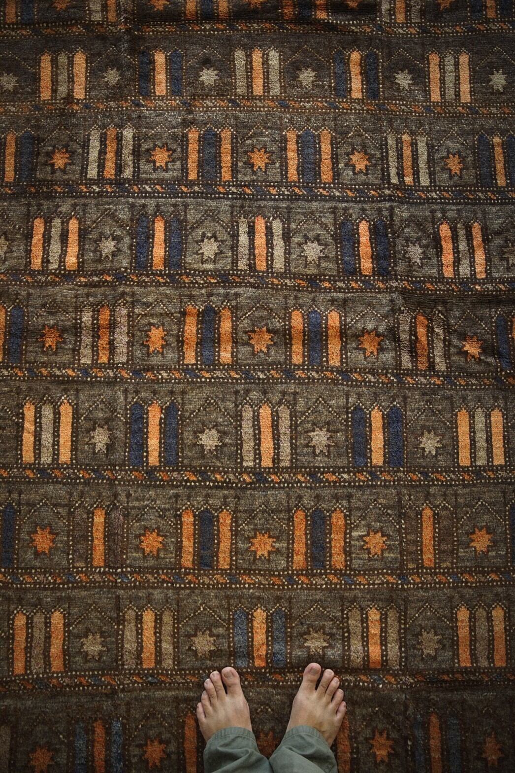 766 -Vintage Taimani rug