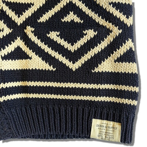 DENIM&SUPPLY　ネイティブ柄　ニット　カーディガン