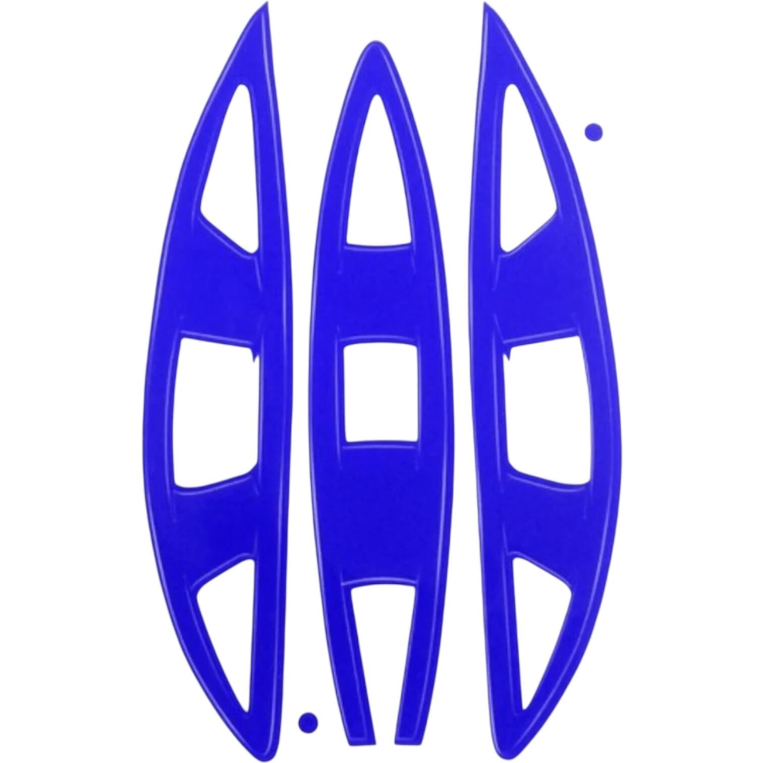 CPXR-CPVR ベントステッカー リアベントデカール ラクロス ヘルメット用 ロイヤルブルー