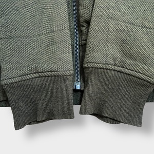 VOLCOM ジップアップ パーカー スウェット フーディー ボア hoodie S ボルコム カーキ us古着