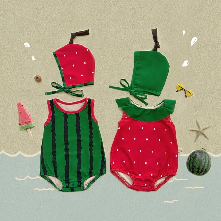 ペビピコ　シェリーメイ 用コスチューム　スイカセット ペビピコ シェリーメイ 用コスチューム スイカセット ペビピコ