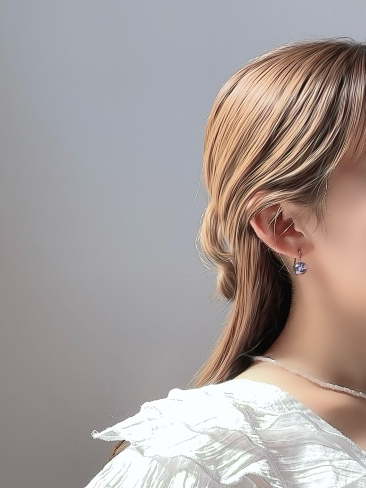 lavender hook pierce 【数量限定】