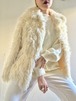 1970s Vintage Shaggy Knit Jacket