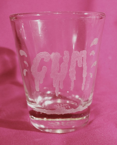 XXX shot glass -c*m-