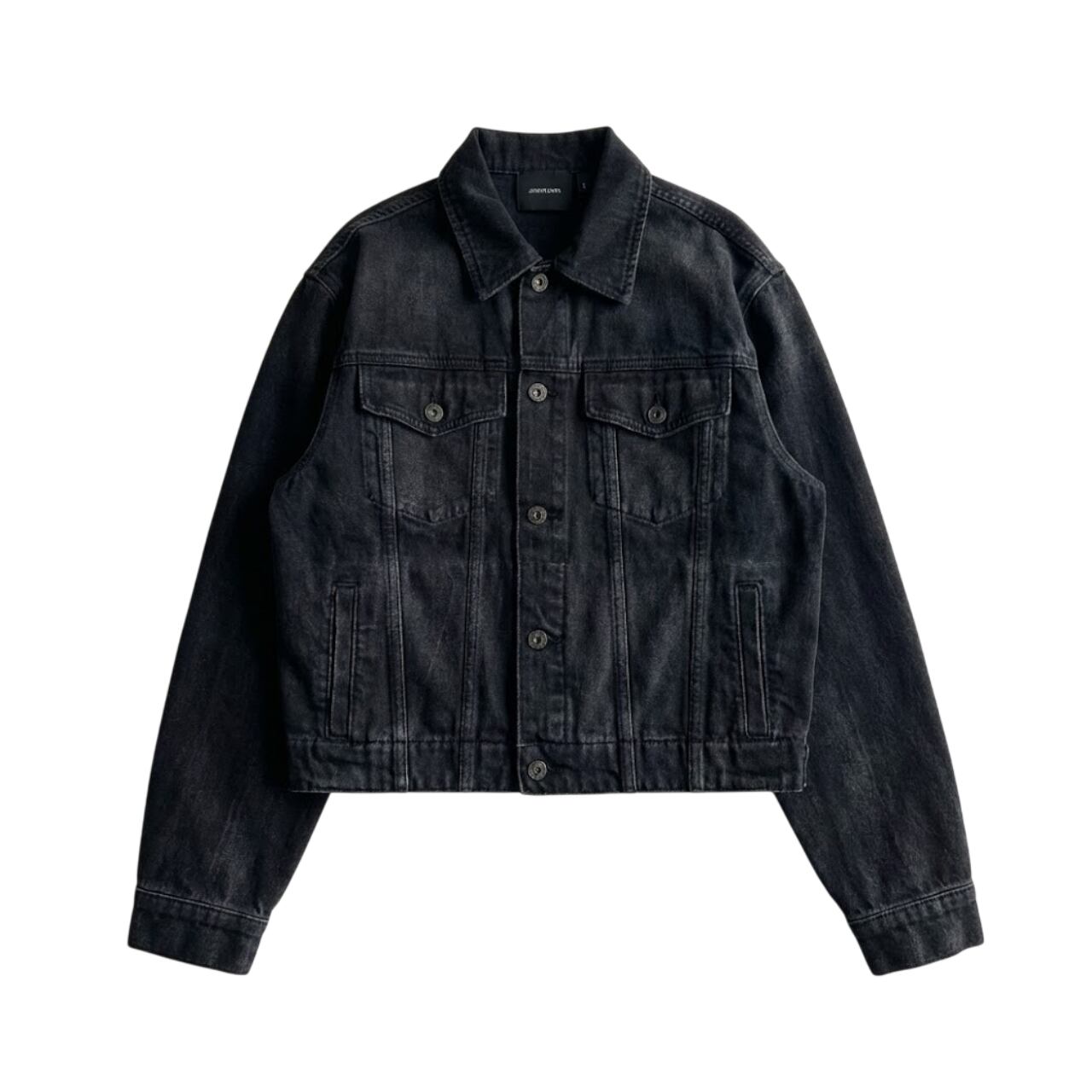 High grade textured denim jacket 0016