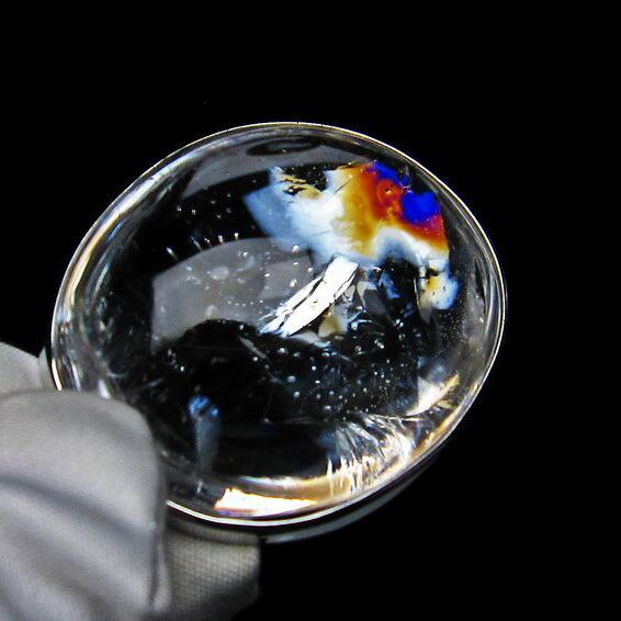 アイリスクォーツ 水晶 ペンダント 虹入り [M便 1/20] 112-6528