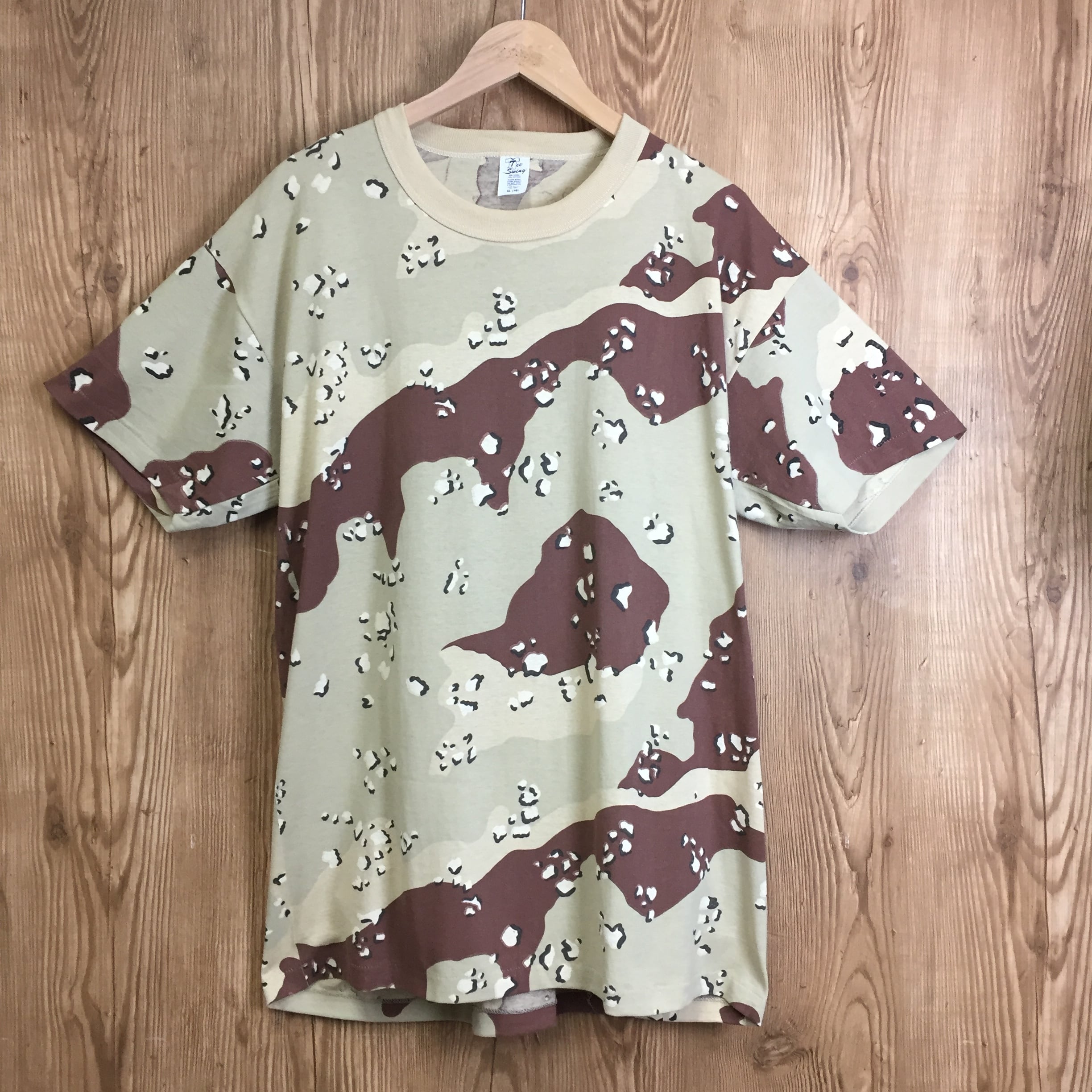 初期APE 初期エイプ　チョコチップカモ　デザートカモ　半袖シャツ　Ｌ 初期APE 初期エイプ チョコチップカモ デザートカモ 半袖シャツ L