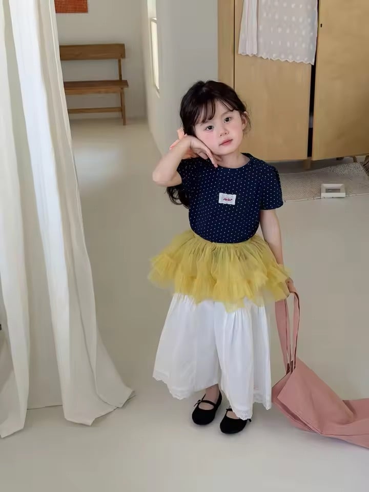 バックオープンドットトップス