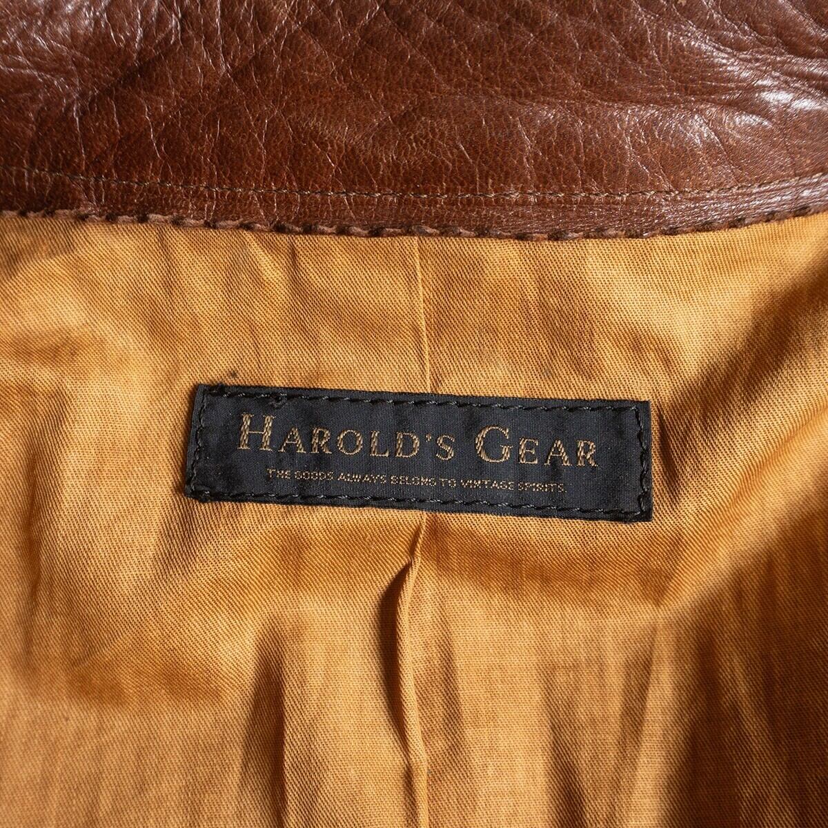 雰囲気抜群】HAROLDS GEAR【シングルライダース ジャケット